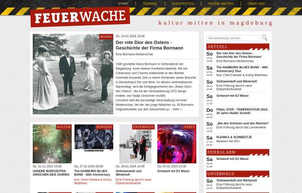 Vorschau von www.feuerwachemd.de, Feuerwache Magdeburg