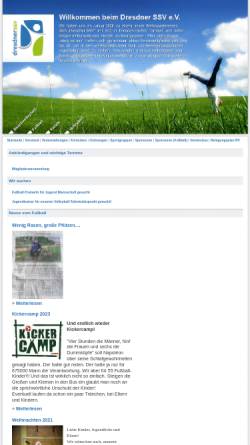 Vorschau der mobilen Webseite www.dresdnerssv.de, Dresdner Schulsportverein