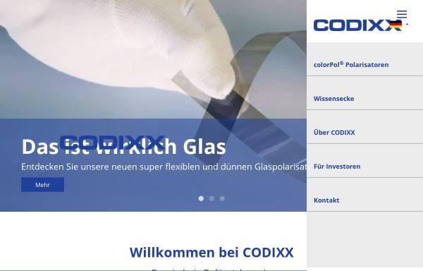 Vorschau von www.codixx.de, Codixx AG