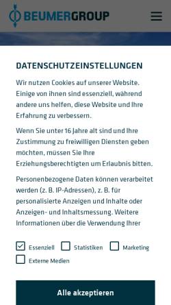 Vorschau der mobilen Webseite www.fam.de, FAM Magdeburger Förderanlagen und Baumaschinen GmbH