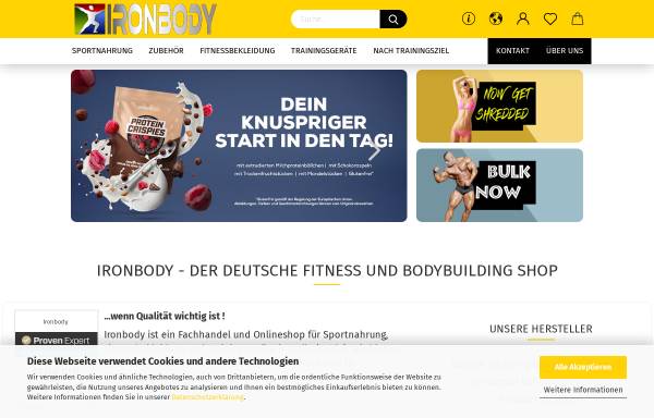 Vorschau von www.ironbody.de, Hoffmann Internethandel, Marc Hoffmann