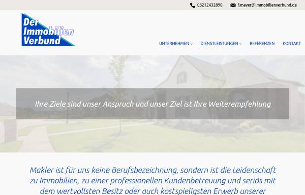 Vorschau von www.immobilienverbund.de, Immobilien Verbund Augsburg