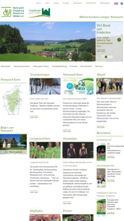 Vorschau der mobilen Webseite naturpark-augsburg.de, Naturparkverein Westliche Wälder e.V.