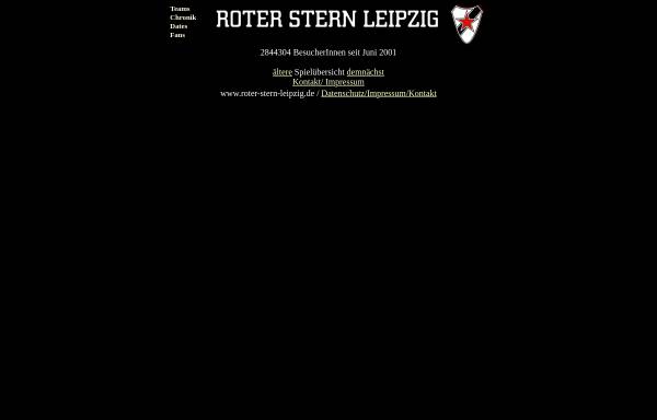 Vorschau von www.roter-stern-leipzig.de, Roter Stern Leipzig - Fanseite