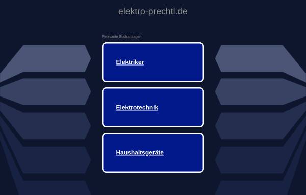 Vorschau von www.elektro-prechtl.de, Elektro Franz Prechtl