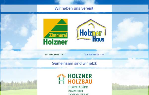 Vorschau von www.holzner-amberg.de, Zimmerei Albert Holzner GmbH