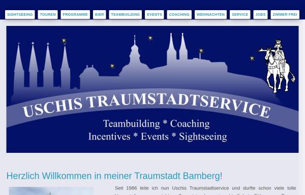 Vorschau von www.bamberg-stadtfuehrungen.de, Uschis Traumstadtservice