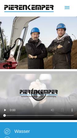 Vorschau der mobilen Webseite pierenkemper.de, Pierenkemper GmbH