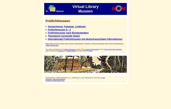 Vorschau von www.vl-freilichtmuseen.de, Freilichtmuseen in Deutschland