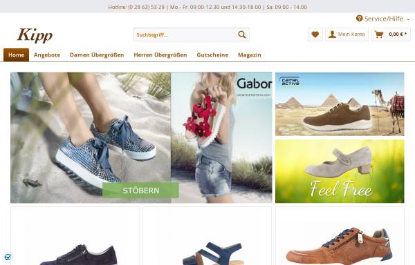 Vorschau von www.kipp-schuhe.de, Schuh & Mode Kipp 