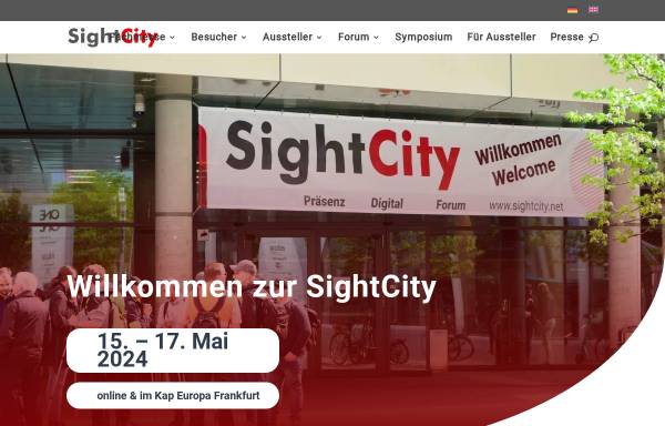 Vorschau von www.sightcity.net, SightCity - Frankfurt