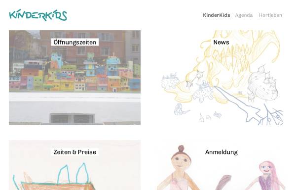 Vorschau von www.kinderkids.ch, Kinderhort und Kinderhotel