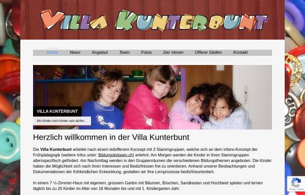 Vorschau von www.villa-kunterbunt.ch, Villa Kunterbunt