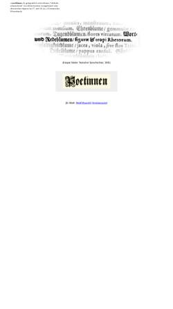 Vorschau der mobilen Webseite www.wortblume.de, Ausgewählte Lyrik deutschsprachiger Dichterinnen