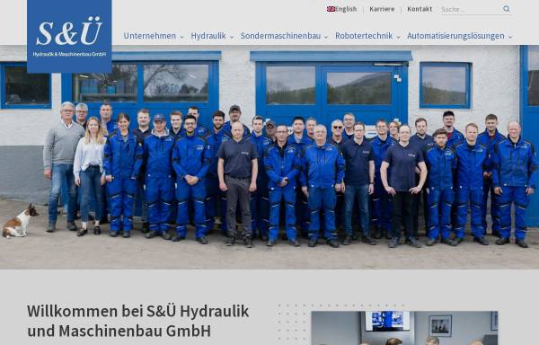 Vorschau von www.s-und-ue.de, S&Ü Hydraulik- und Maschinenbau GmbH