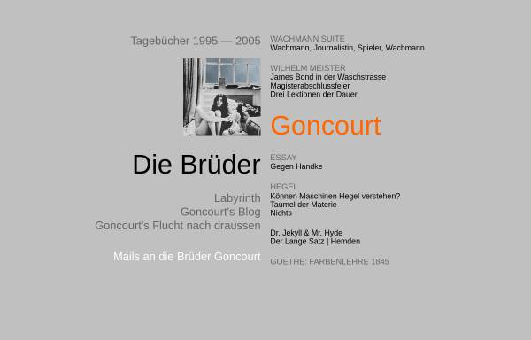 Die Brüder Goncourt