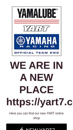 Vorschau der mobilen Webseite www.yart.at, Yamaha Austria Racing Team