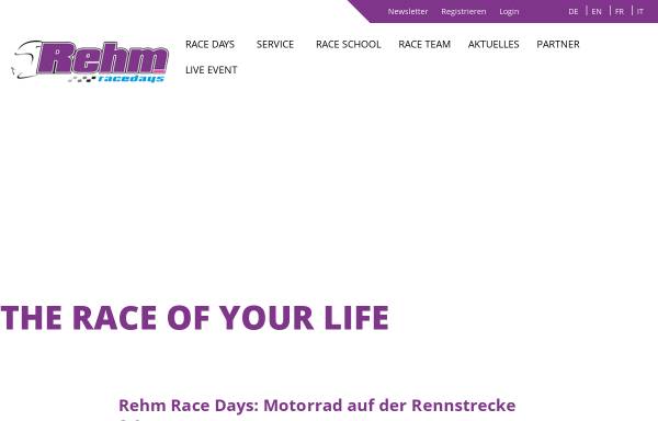 Vorschau von www.rehmracedays.de, Rehm Race Days