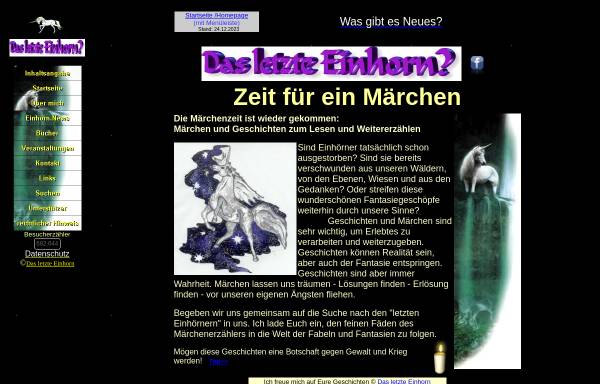 Vorschau von www.das-letzte-einhorn.at, Das letzte Einhorn