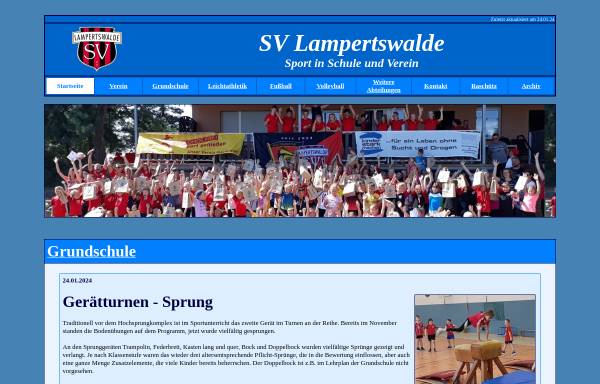 Vorschau von www.sv-lampertswalde.de, SV Lampertswalde e.V.