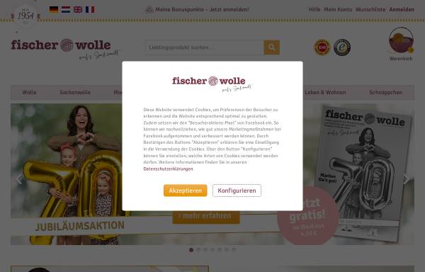Vorschau von www.fischer-wolle.de, Fischer Wolle Babenhausen