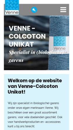 Vorschau der mobilen Webseite www.vennecolcoton.com, Vennecolcoton-Unikat