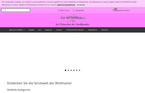 Vorschau von www.diewollmanie.de, Verstrickt & Zugenäht die wollmanie