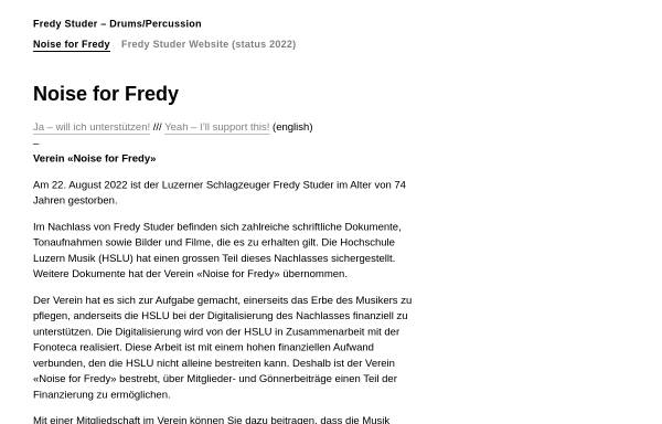 Vorschau von www.fredystuder.ch, Studer, Fredy