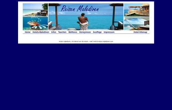 Vorschau von www.reisen-malediven.com, Malediven Reisen