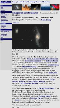 Vorschau der mobilen Webseite www.sternklar.ch, Jung, Manuel