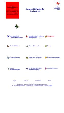Vorschau der mobilen Webseite www.lupus-selbsthilfe.de, Lupus erythematodes Selbsthilfe