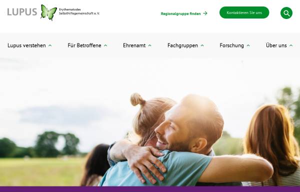 Vorschau von lupus-rheumanet.de, Lupus Erythematodes Selbsthilfegemeinschaft e.V.