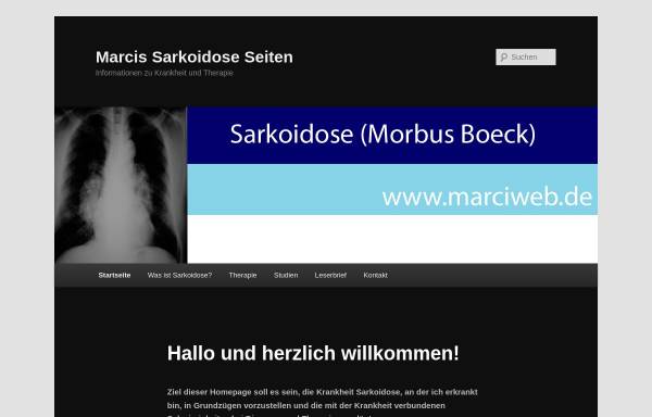 Vorschau von www.marciweb.de, Sarkoidose (Morbus Boeck)