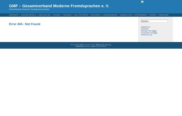 Vorschau von www.fmf-deutschland.de, Fachverband Moderne Fremdsprachen