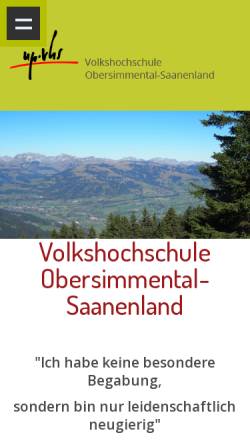Volkshochschule Obersimmental - Saanenland