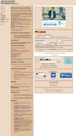 Vorschau der mobilen Webseite japanisch-fuer-schueler.de, Japanisch für Schüler