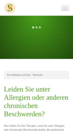 Vorschau der mobilen Webseite www.allergie-immun.de, Allergie-Immun