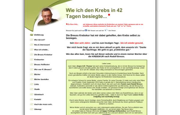 Vorschau von www.breuss-kur.de, Krebskur