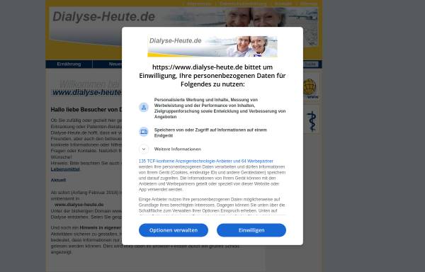 Vorschau von www.dialyse-heute.de, Dialyse-heute
