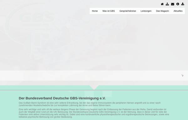 Vorschau von www.gbs-shg.de, GBS-Selbsthilfegruppe Sinsheim e.V.