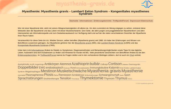 Myasthenia gravis - Myasthenie