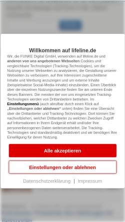 Vorschau der mobilen Webseite www.qualimedic.de, Tinnitus