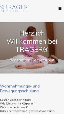Vorschau der mobilen Webseite www.trager.at, Trager Verein Österreich