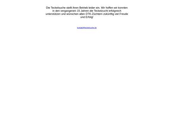 Vorschau von www.teckelsuche.de, Teckel-Welpenvermittlung im Internet