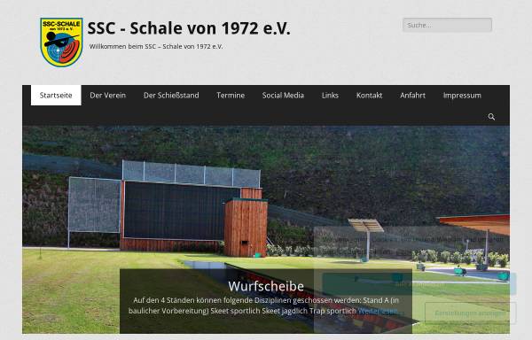 Vorschau von www.ssc-schale.de, Wurfscheibenstand Hopsten-Schale