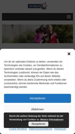 Vorschau der mobilen Webseite www.sky-dogs.de, Sky-Dogs