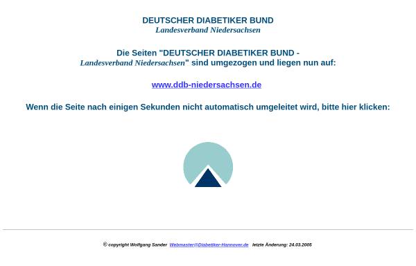 Vorschau von www.diabetiker-hannover.de, DDB Bezirksverband Buxtehude