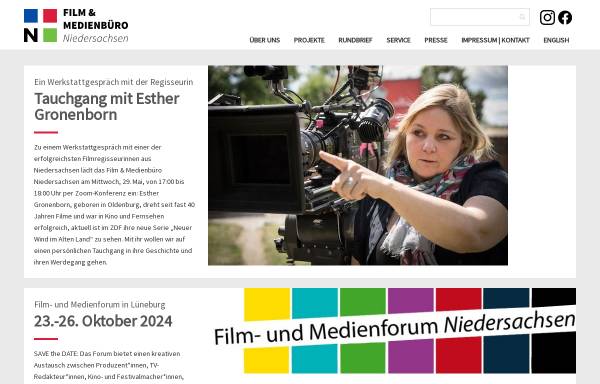 Vorschau von www.filmbuero-nds.de, Film & Medienbüro Niedersachsen e.V.