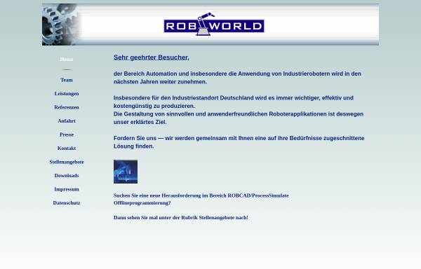 Vorschau von www.robworld.de, Robworld GmbH & Co. KG
