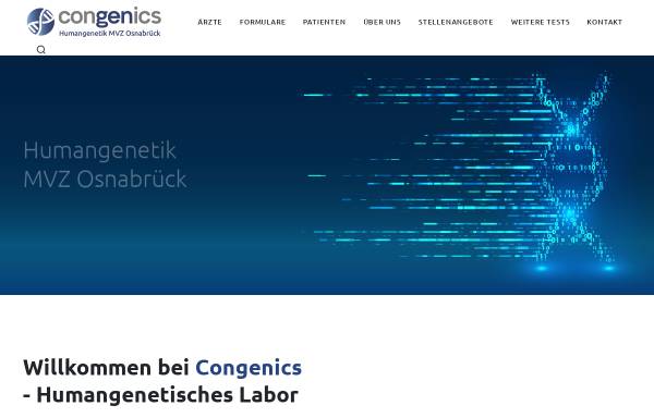 Vorschau von www.genetik-osnabrueck.de, Zentrum für medizinische Genetik